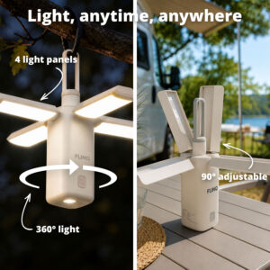 The FlinQ Premium Camping Lantern - FoldGlow - Image 3