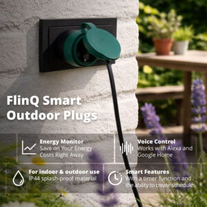 FlinQ Smart Outdoor Plug with Power Meter - Image 2