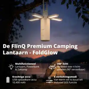 The FlinQ Premium Camping Lantern - FoldGlow - Image 2