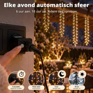 FlinQ LED Cluster Gordijnverlichting - Cascade - Afbeelding 5