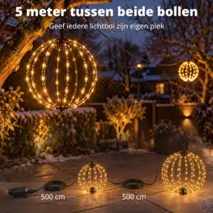 FlinQ In- and Outdoor connectable Lighting Balls Set
- Afbeelding 4