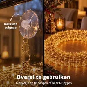FlinQ Micro LED Wreath 50 cm - Afbeelding 8