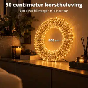 FlinQ Micro LED Wreath 50 cm - Afbeelding 10